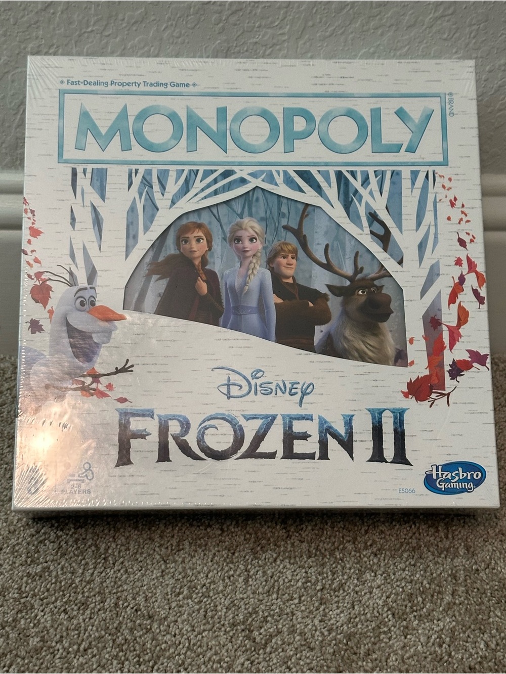 Hasbro Monopoly Disney Frozen II Board Game - White & Blue